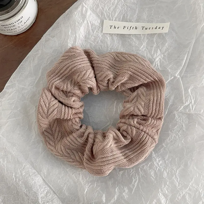 Autumn Woolen Hair Ties for Women