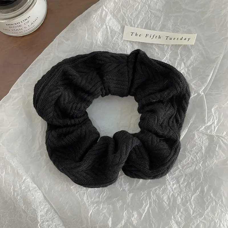 Autumn Woolen Hair Ties for Women