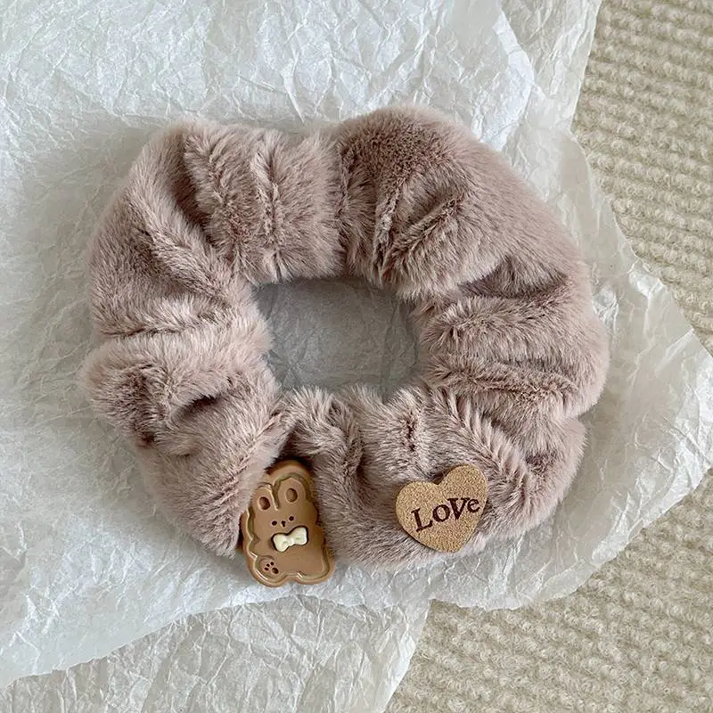 Autumn Woolen Hair Ties for Women