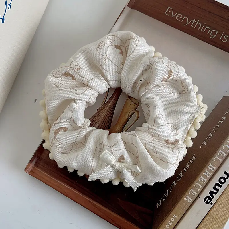 Autumn Woolen Hair Ties for Women