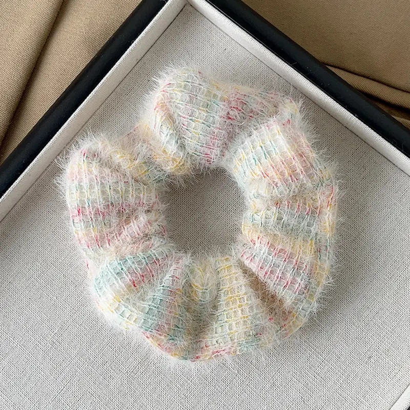 Autumn Woolen Hair Ties for Women
