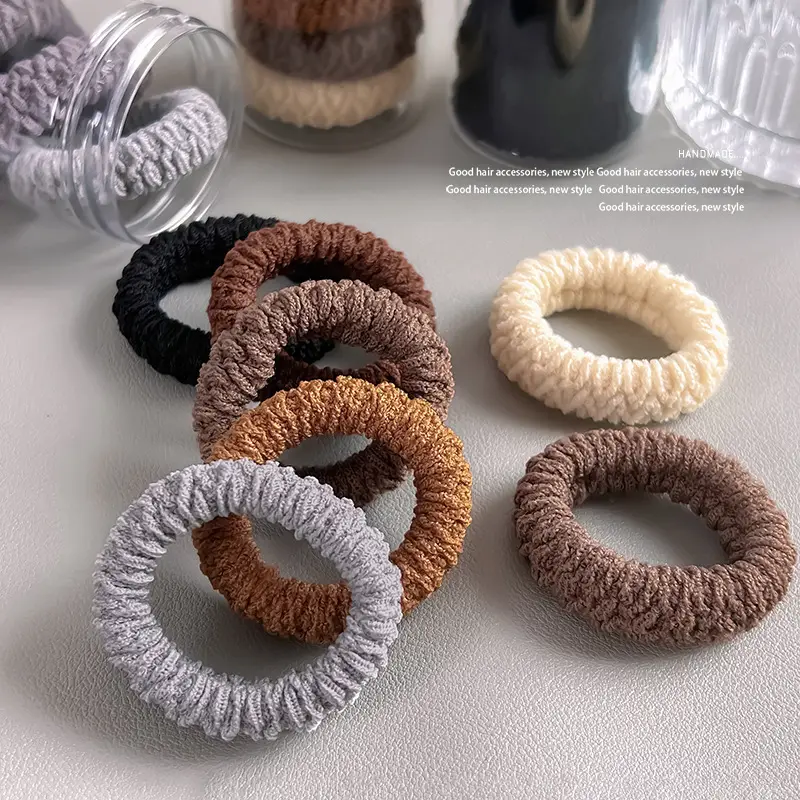 Warm Velvet Hair Towel for Winter with Elasticity
