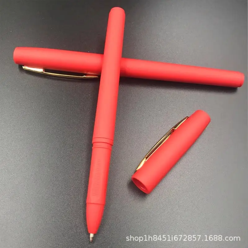 Wholesale red pen teacher teacher correction 1.0/0.7/0.5mm Red large capacity refill red gel pen