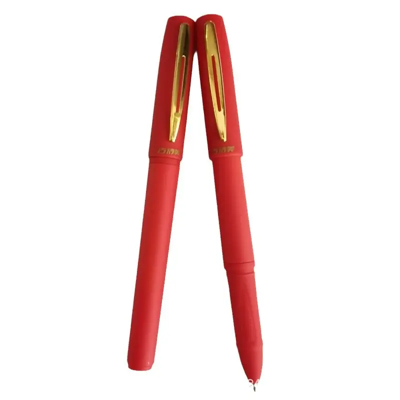 Wholesale red pen teacher teacher correction 1.0/0.7/0.5mm Red large capacity refill red gel pen