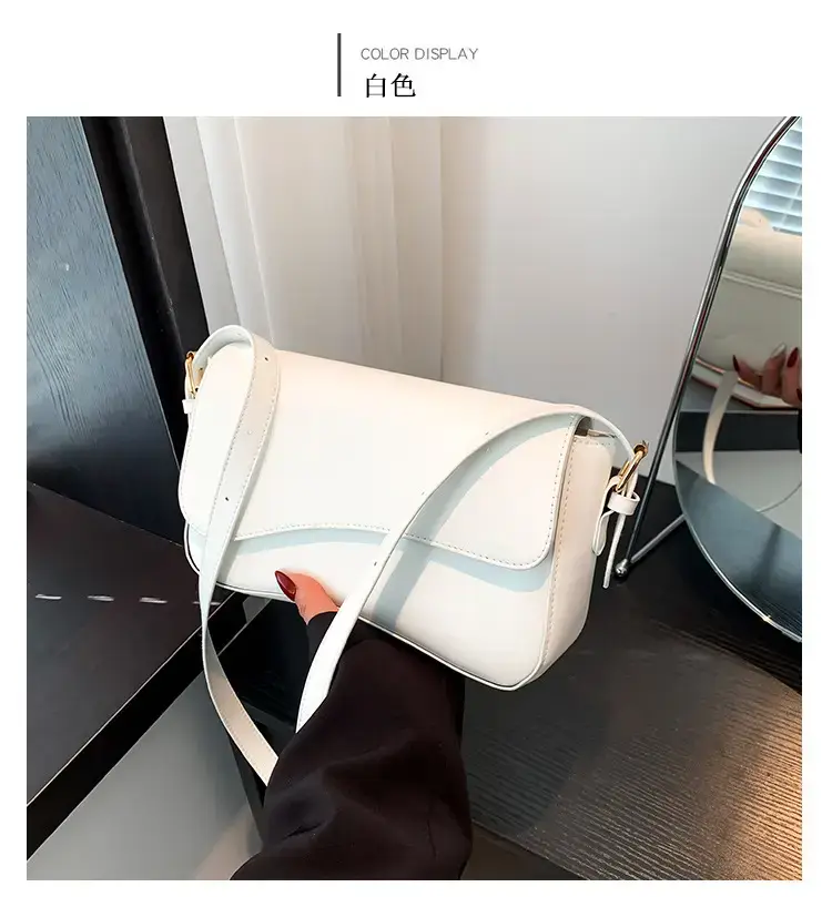 Small Square Tan Leather Crossbody Bag for Women — feature 12