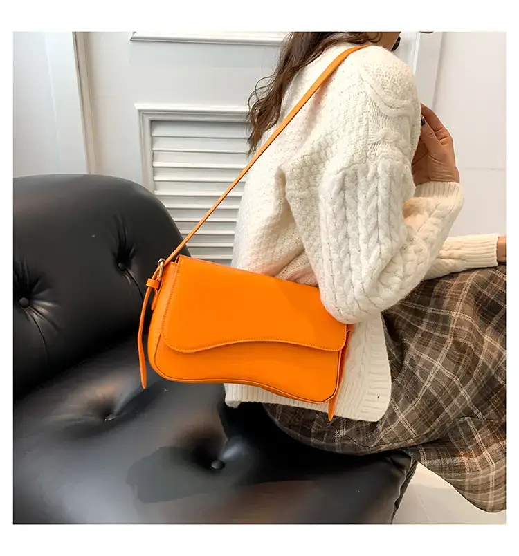 Small Square Tan Leather Crossbody Bag for Women — feature 23