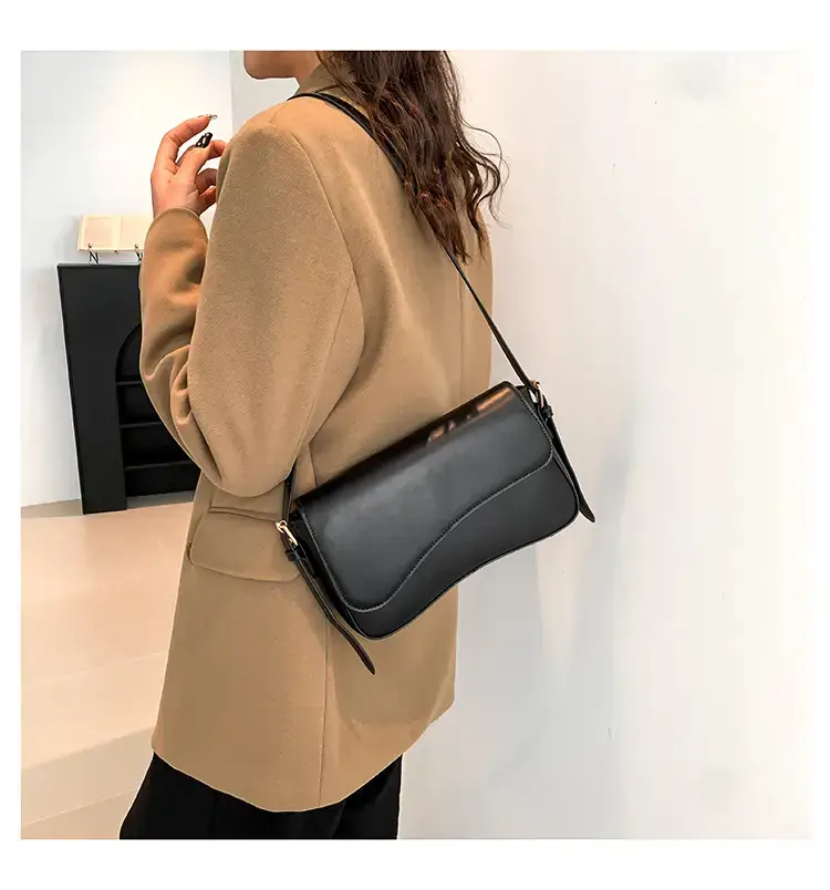 Small Square Tan Leather Crossbody Bag for Women — feature 32