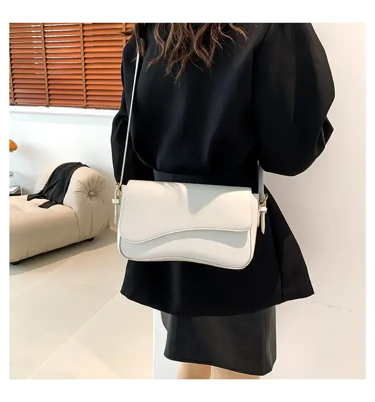 Small Square Tan Leather Crossbody Bag for Women — feature 34