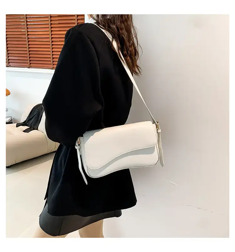 Small Square Tan Leather Crossbody Bag for Women — feature 37