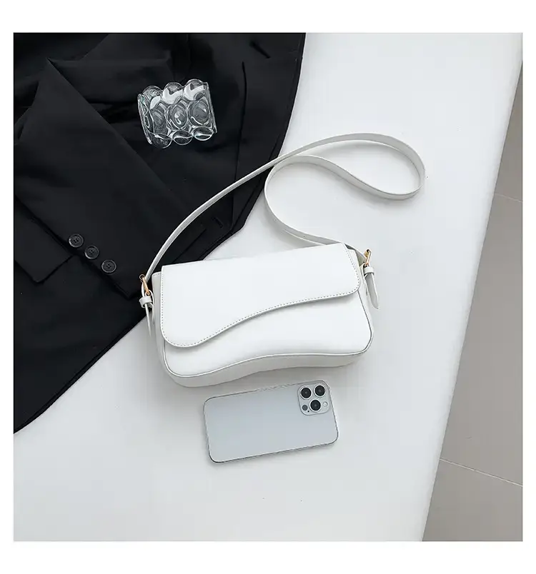 Small Square Tan Leather Crossbody Bag for Women — feature 47