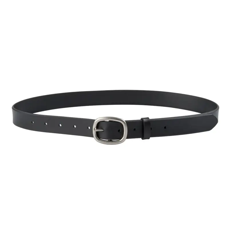 Women's Genuine Leather Belt焦糖色 Korean Style - Image 10