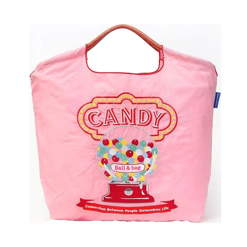 Japanese Niche Embroidered Green Shopping Bag with Cartoon Design - Image 115