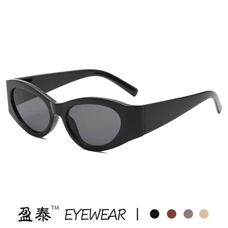 Black Rose Red Cat Eye Sunglasses for Men Women - Image 14