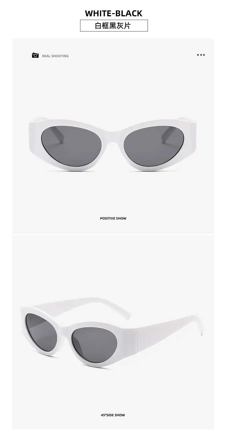 Black Rose Red Cat Eye Sunglasses for Men Women — feature 15