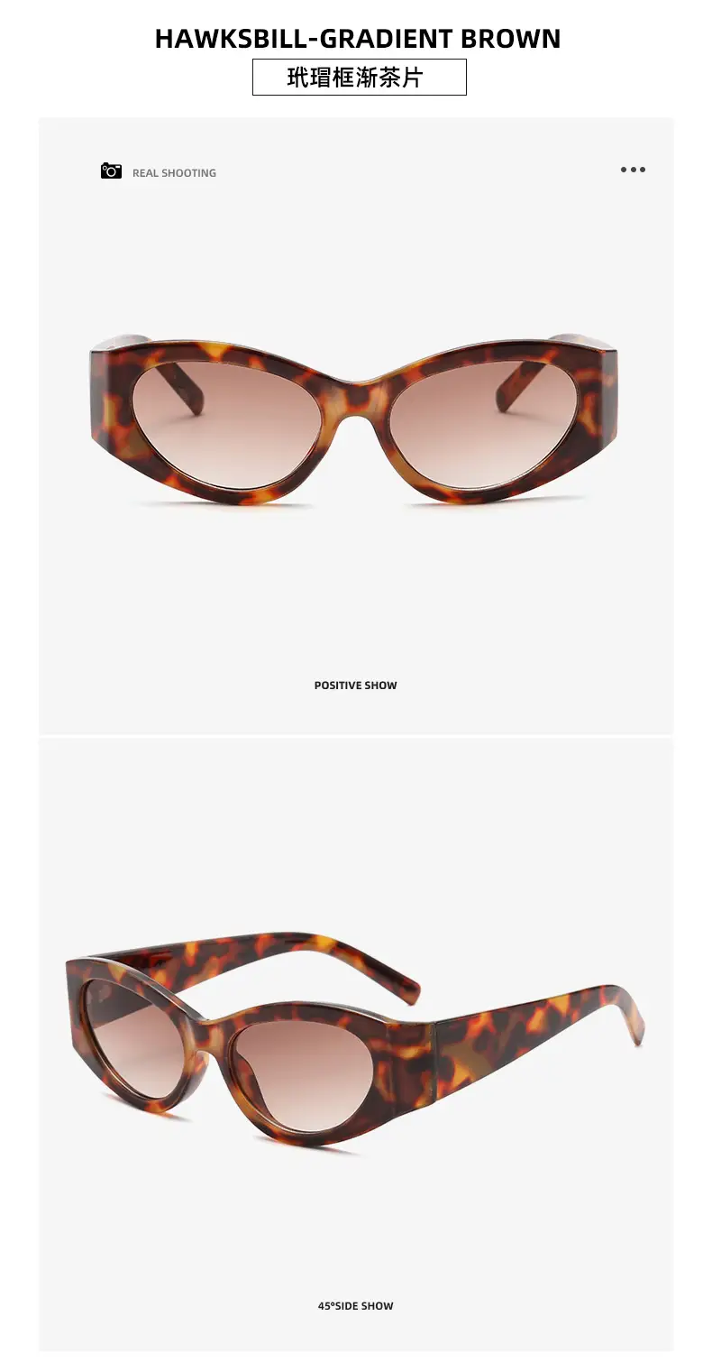 Black Rose Red Cat Eye Sunglasses for Men Women — feature 17