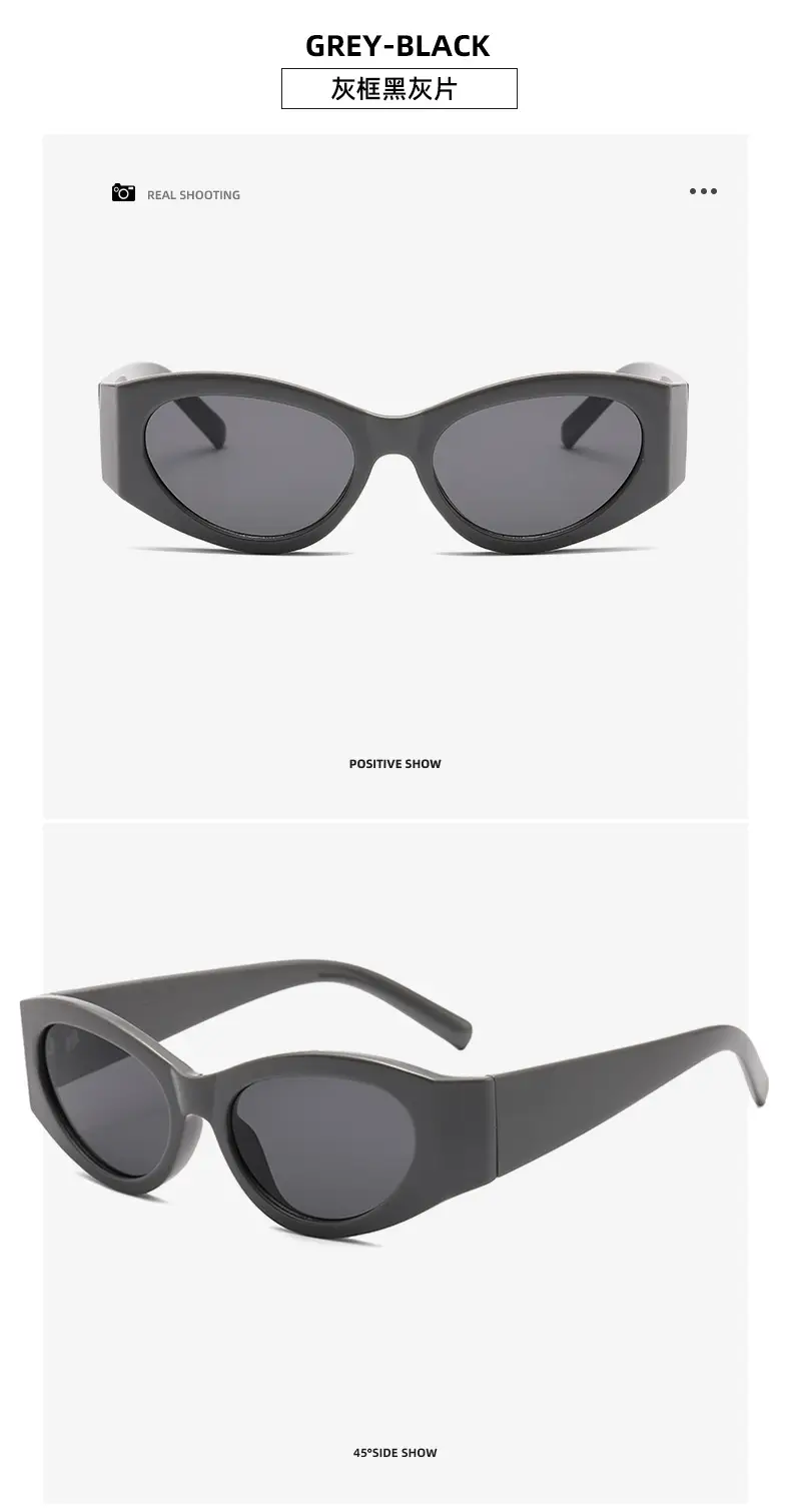 Black Rose Red Cat Eye Sunglasses for Men Women — feature 18