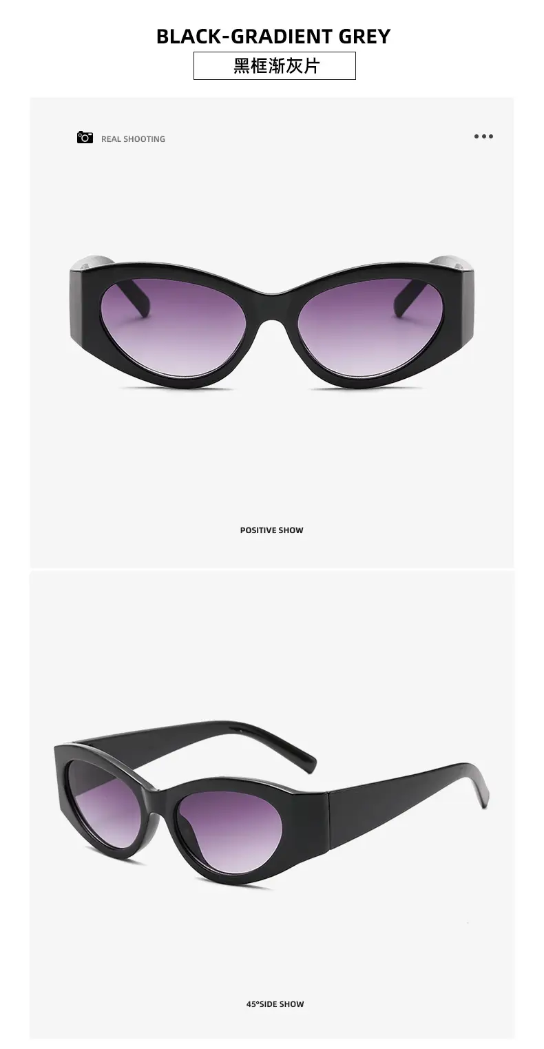 Black Rose Red Cat Eye Sunglasses for Men Women — feature 19