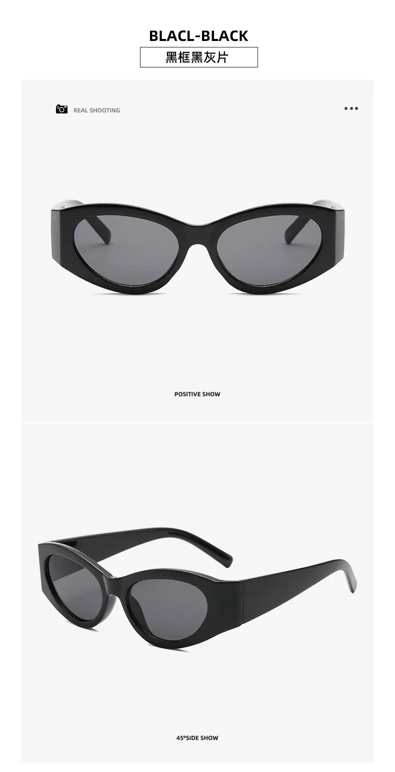 Black Rose Red Cat Eye Sunglasses for Men Women — feature 21