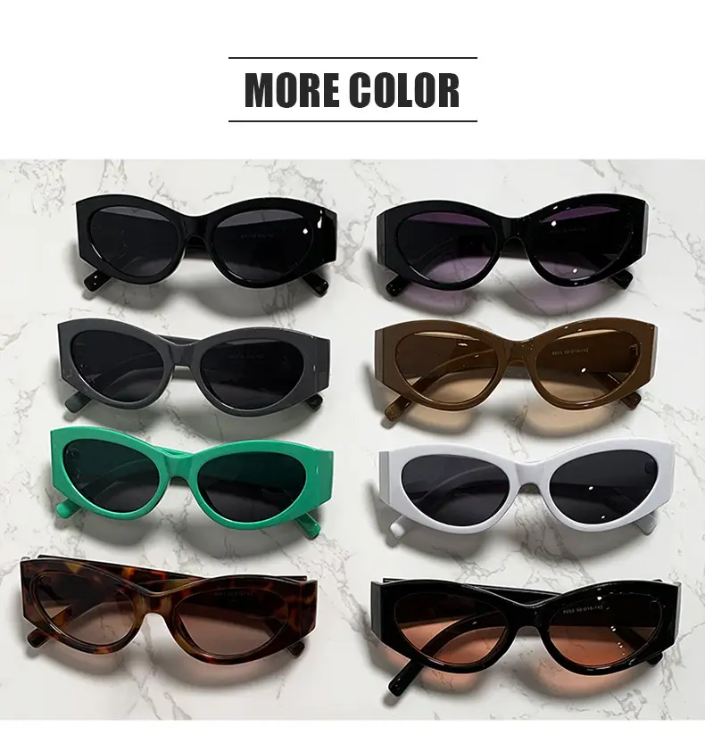 Black Rose Red Cat Eye Sunglasses for Men Women — feature 22