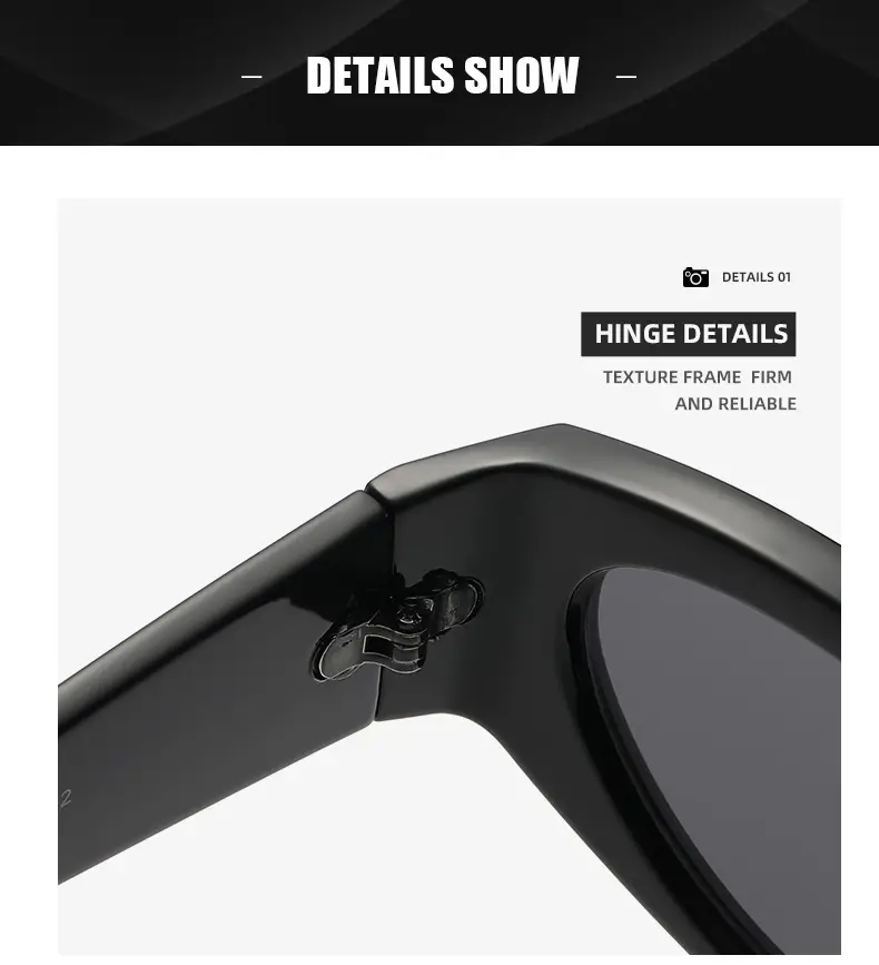 Black Rose Red Cat Eye Sunglasses for Men Women — feature 23