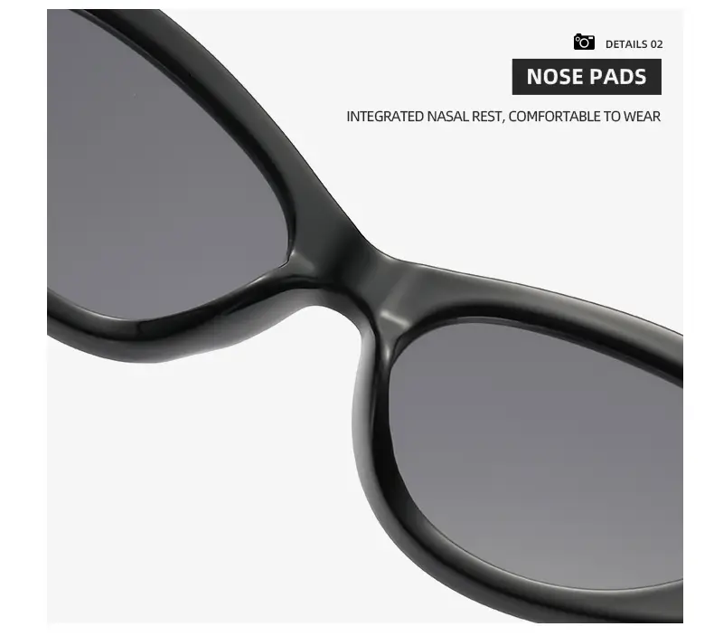 Black Rose Red Cat Eye Sunglasses for Men Women — feature 24