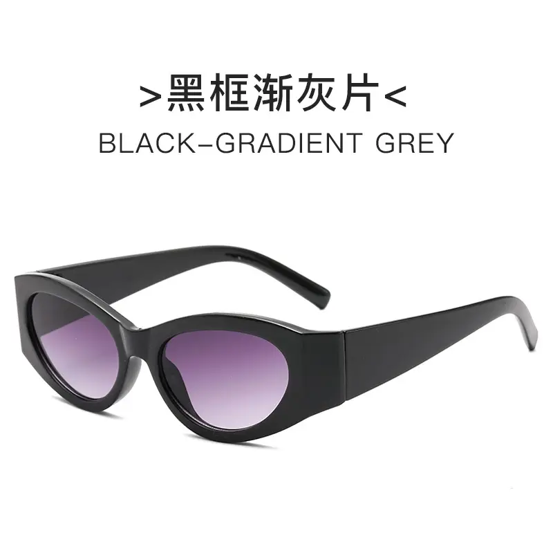 Black Rose Red Cat Eye Sunglasses for Men Women - Image 2