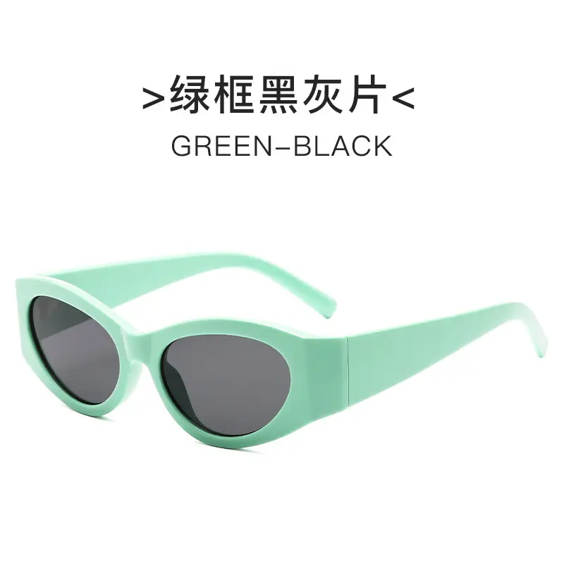 Black Rose Red Cat Eye Sunglasses for Men Women - Image 5