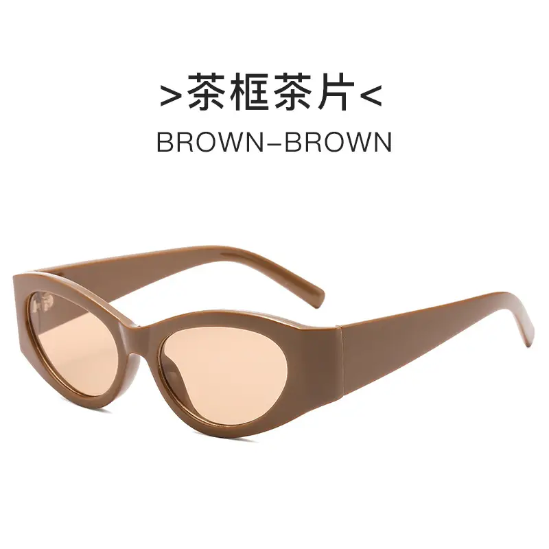 Black Rose Red Cat Eye Sunglasses for Men Women - Image 7