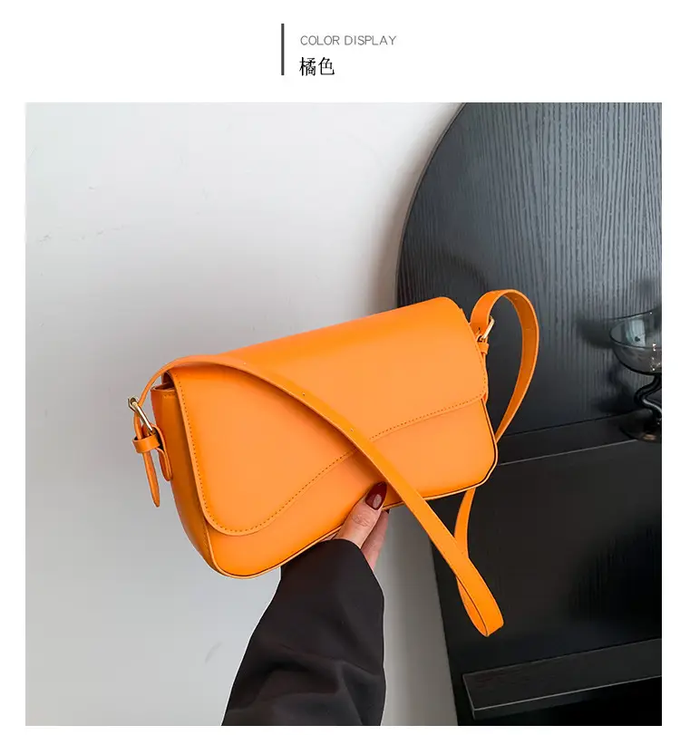 White Textured Messenger Bag for Women Winter 2023 — feature 22