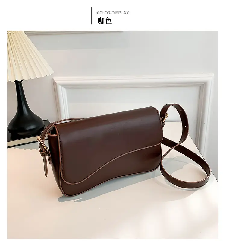White Textured Messenger Bag for Women Winter 2023 — feature 24