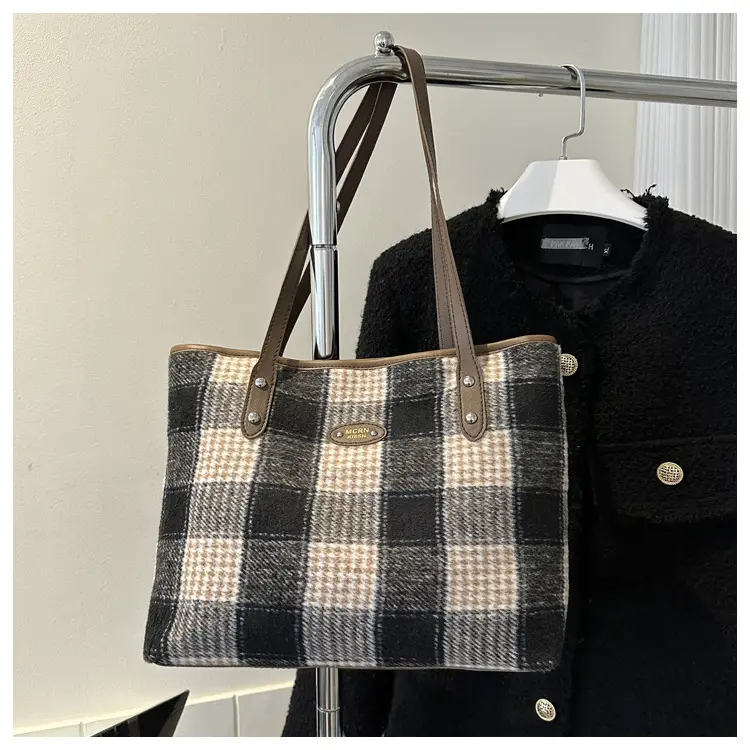 Plaid Shoulder Bag Women 2023 New Style — feature 10
