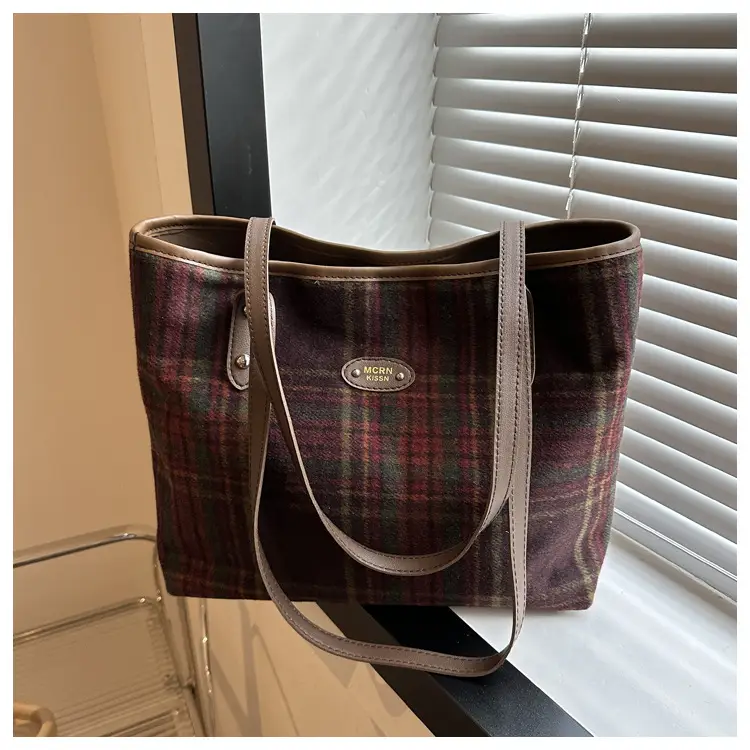 Plaid Shoulder Bag Women 2023 New Style — feature 11