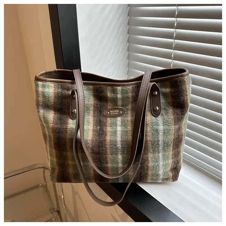 Plaid Shoulder Bag Women 2023 New Style — feature 15