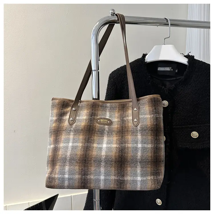 Plaid Shoulder Bag Women 2023 New Style — feature 18