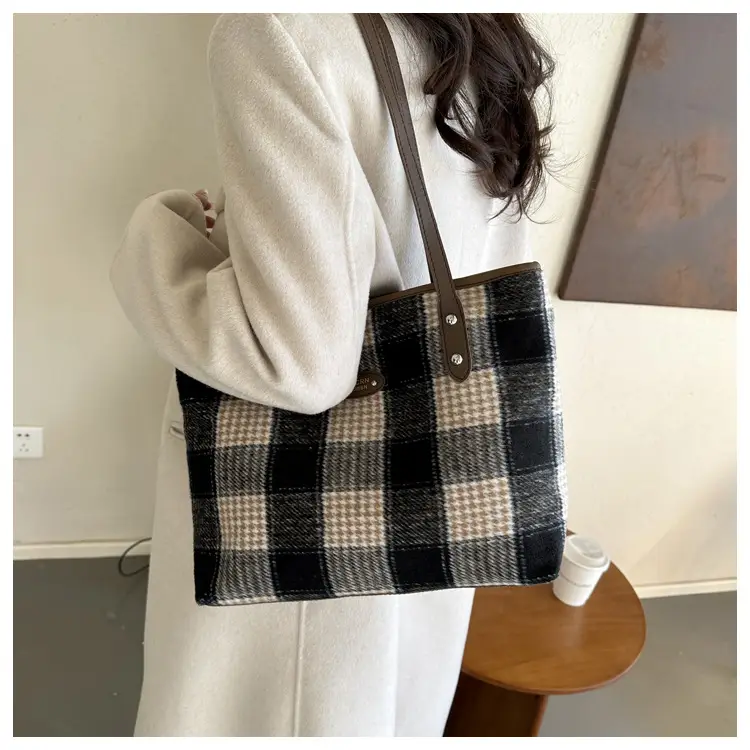 Plaid Shoulder Bag Women 2023 New Style — feature 21