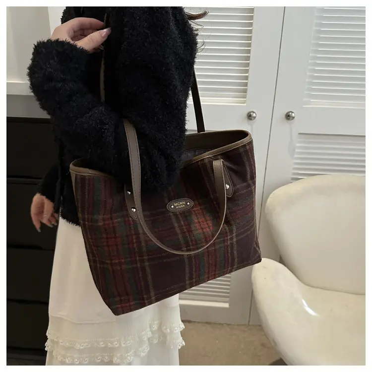 Plaid Shoulder Bag Women 2023 New Style — feature 26