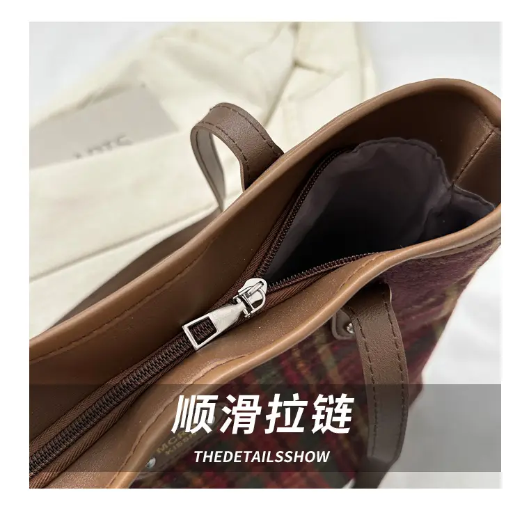 Plaid Shoulder Bag Women 2023 New Style — feature 6