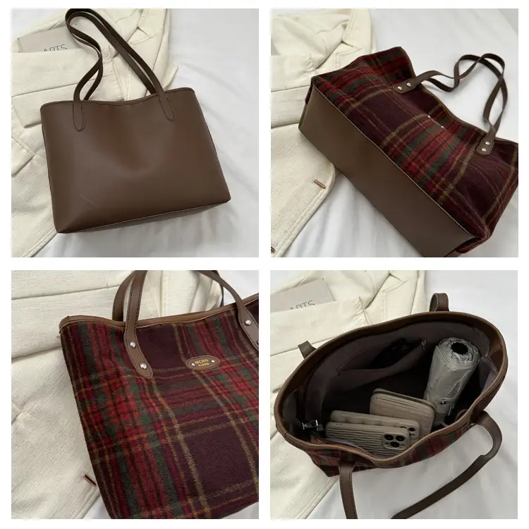 Plaid Shoulder Bag Women 2023 New Style — feature 8