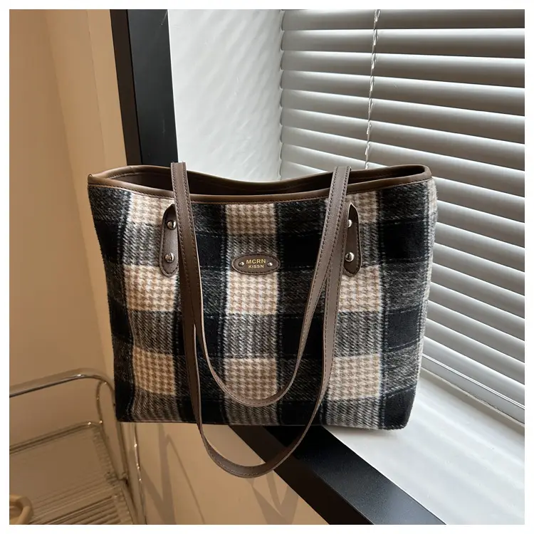 Plaid Shoulder Bag Women 2023 New Style — feature 9