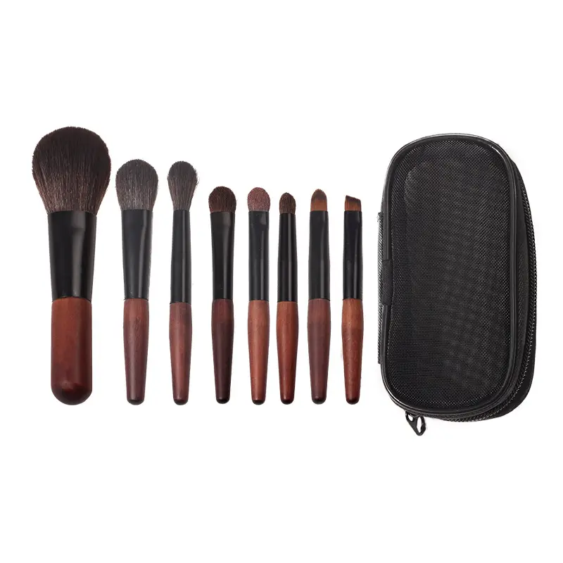 Mini Makeup Brush Set 8-Piece Beginner Setting Brush Set - Image 6