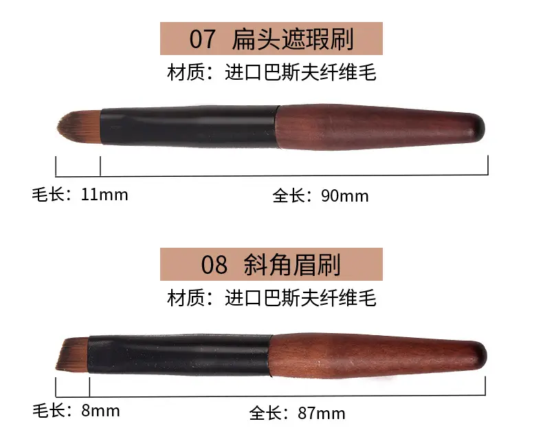 Mini Makeup Brush Set 8-Piece Beginner Setting Brush Set — feature 10