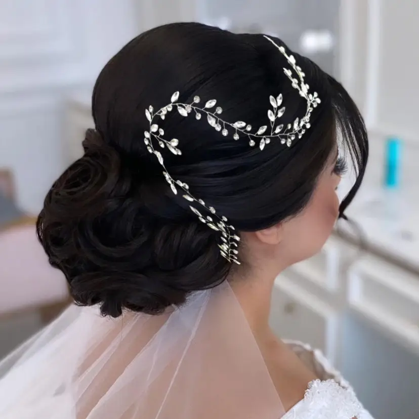 European & American Cross-Country Handmade Glass Diamond Headband — feature 7