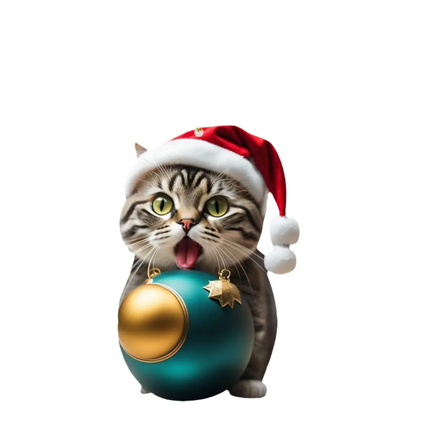 Christmas Kitten Bell Decor for Tree Pendant - Image 20