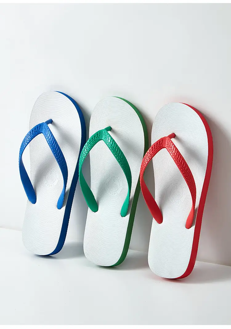 Thai flip flops men's summer non-slip slippers trendy rubber wear-resistant indoor and outdoor beach shoes personality student — feature 14