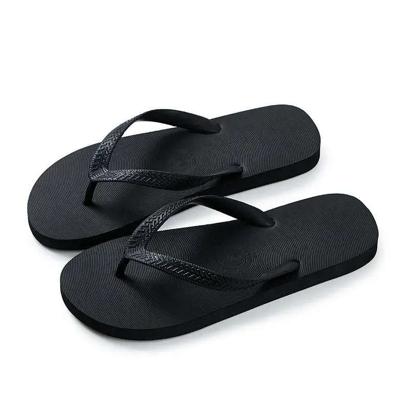 Thai flip flops men's summer non-slip slippers trendy rubber wear-resistant indoor and outdoor beach shoes personality student