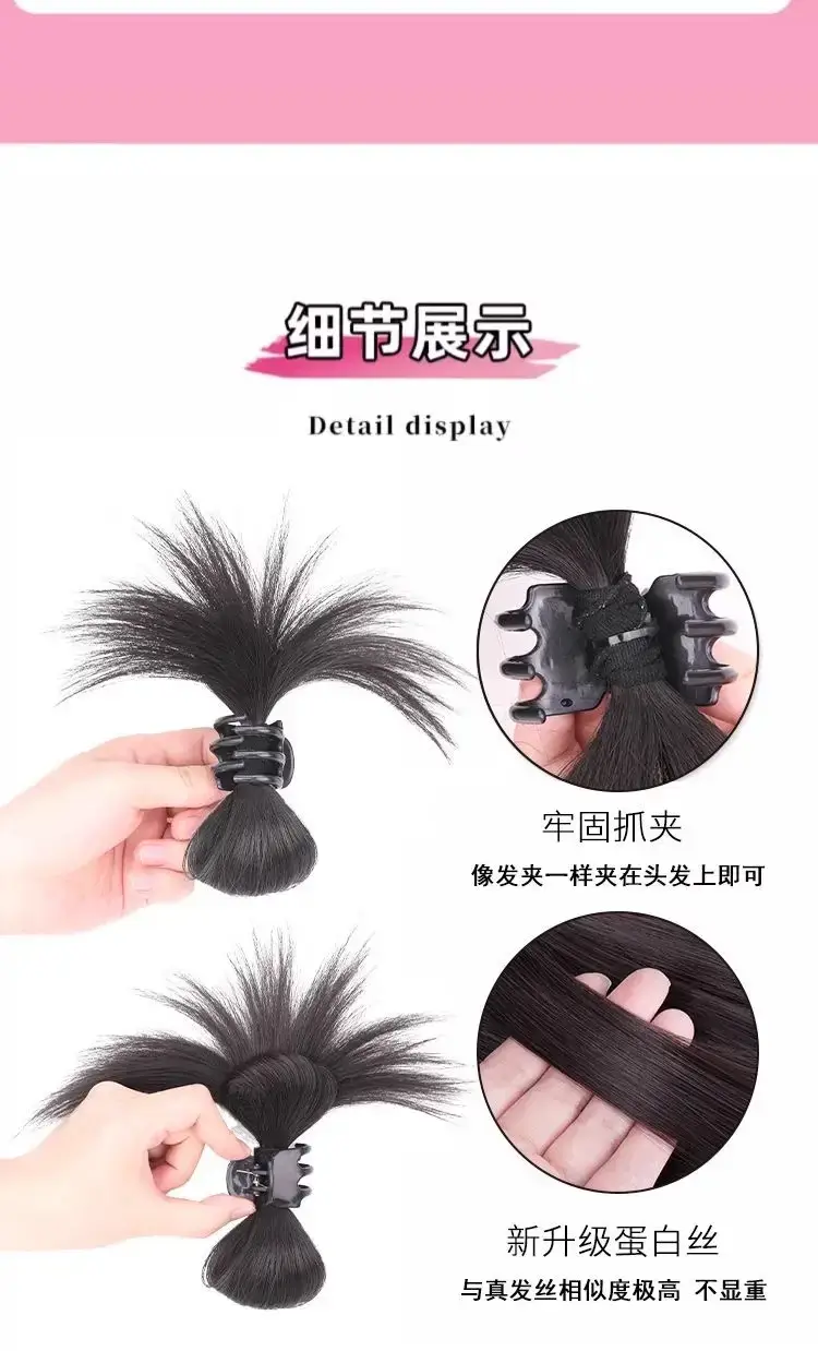 Butterfly Clip Ponytail Hairpin Light Brown Women — feature 10