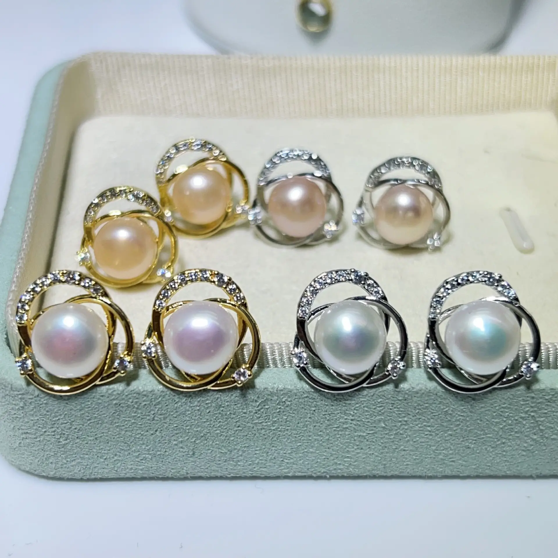 2024 New Star Street Photography Pearl Earrings Song Huiqiao - Image 15