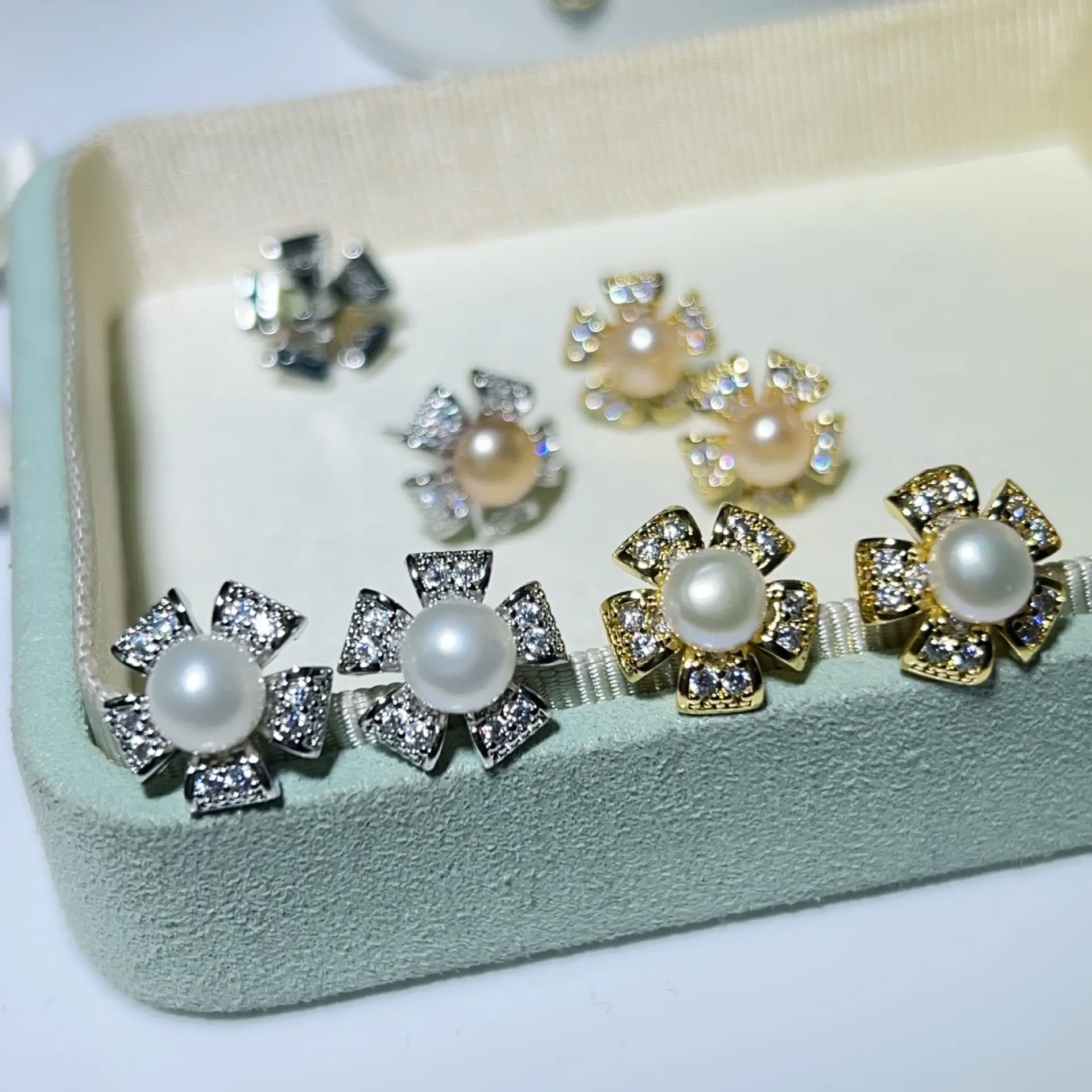 2024 New Star Street Photography Pearl Earrings Song Huiqiao - Image 9