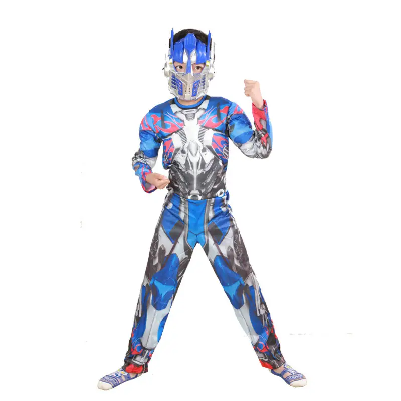 Halloween black bat Iron Man A spider muscle suit children's clothing Avengers Spider-Man cosplay