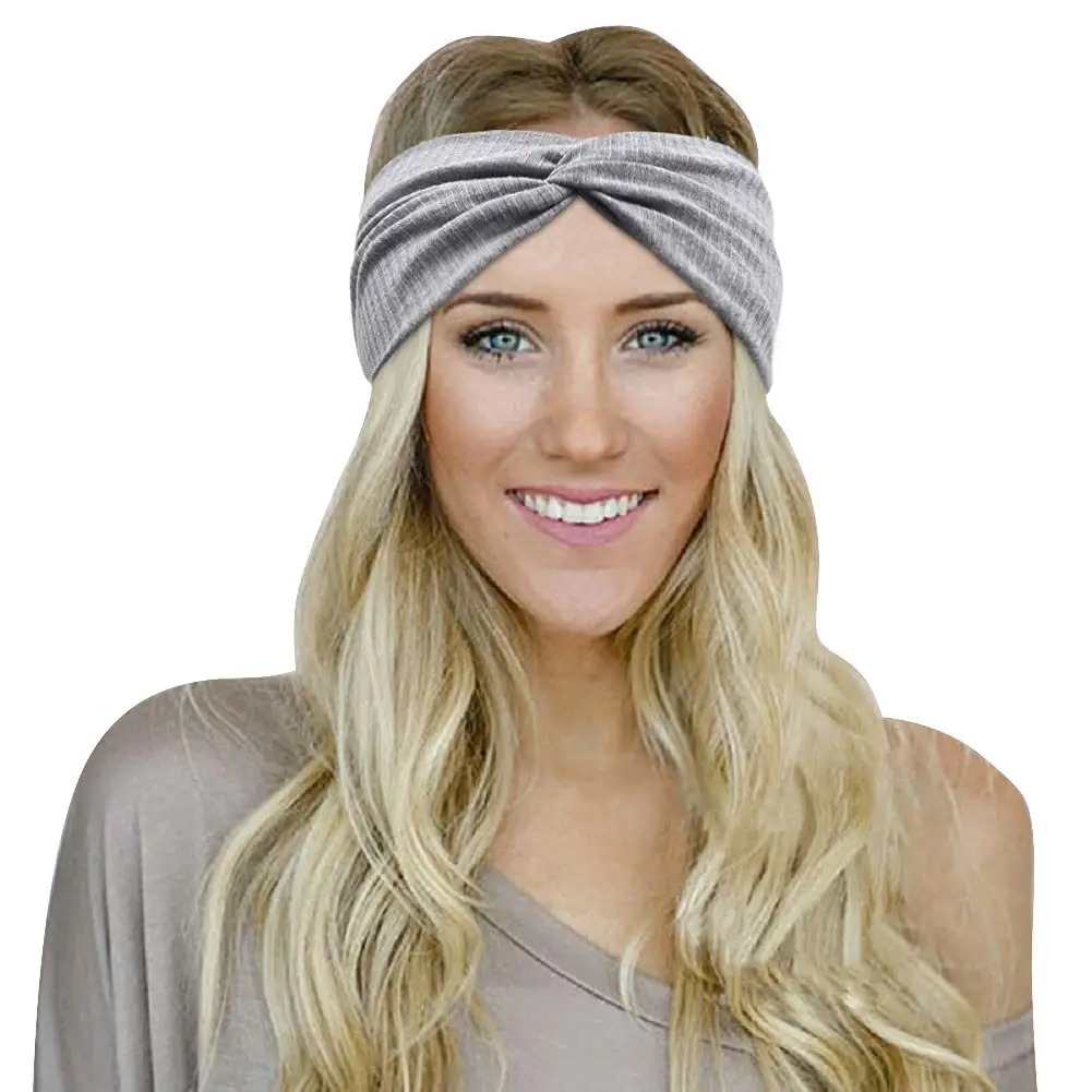 Gray Elastic Hair Band for All Occasions - Image 16